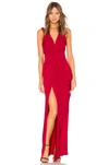 Katie May Leo Gown In Red