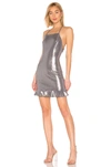 About Us Darlah Dress In Silver