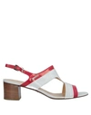 A.testoni Sandals In White