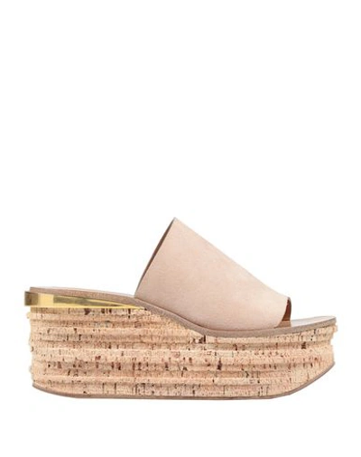 Chloé Sandals In Beige