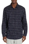 Stampd Core Flannel Shirt In Dusty Blue