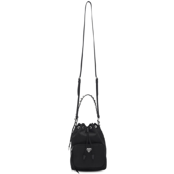 prada nylon bucket bag