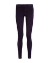 The Row Leather Pant In Dark Purple