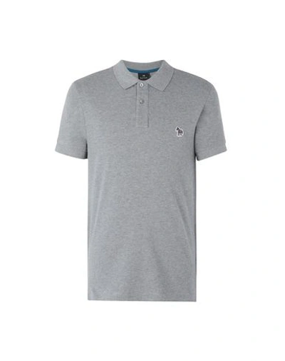 Ps By Paul Smith Polo Shirts In Grey