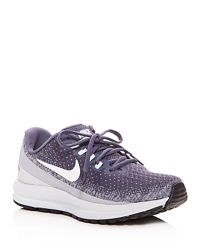 Nike Women's Air Zoom Vomero Lace Up Sneakers In Light Carbon