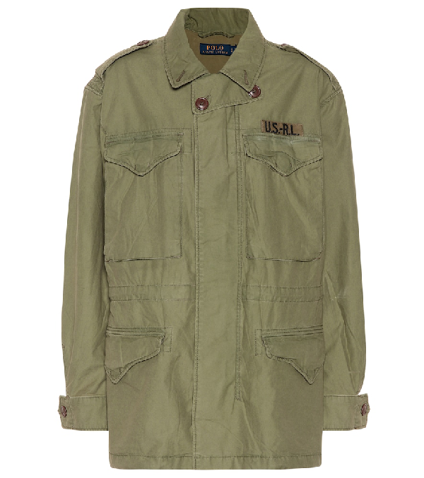 ralph lauren twill military jacket