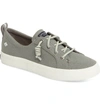 Sperry Crest Vibe Slip-on Sneaker In Grey Canvas