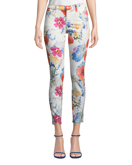7 for all mankind printed jeans