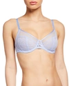 Chantelle Revele Moi Perfect Fit Underwire Bra In Serenity Blue