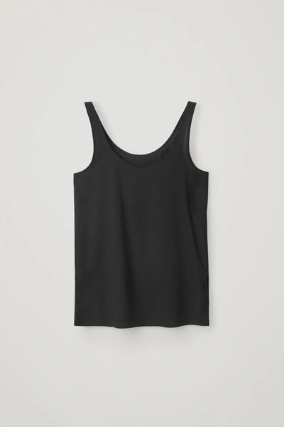 Cos Seamless Vest Top In Black