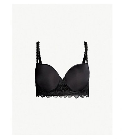 Wacoal Lace Perfection Lace Bra In Charcoal