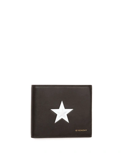 Givenchy Star Patch Billfold Wallet - Black