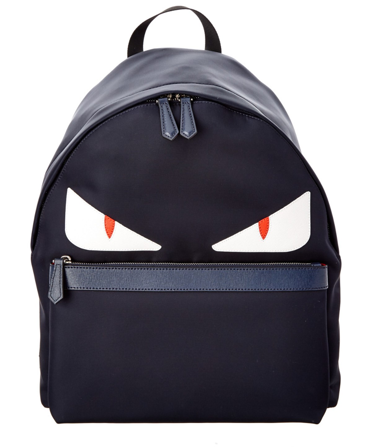 Fendi Bag Bug Nylon & Leather Backpack' In Blue | ModeSens