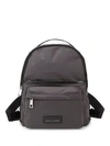 Marc Jacobs Large Logo-patch Nylon Backpack In Dark Grey