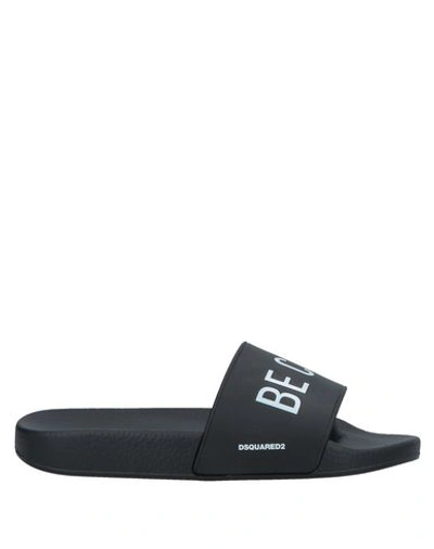 Dsquared2 Sandals In Black