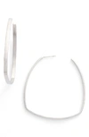 Dean Davidson Square Hoop Earrings In Silver