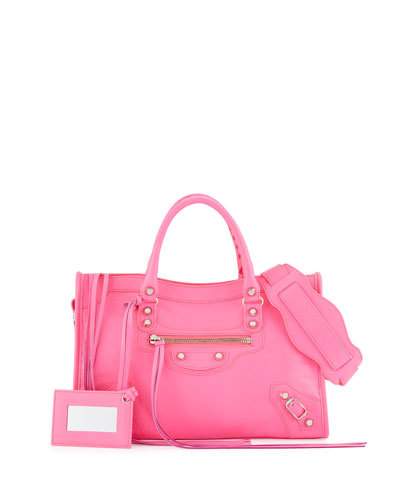 hot pink balenciaga bag