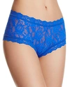 Hanky Panky Signature Lace Boyshort In Sapphire Blue