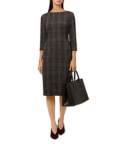 Hobbs London Josie Glen Plaid Sheath Dress In Multi