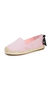 Kate Spade Grayson Suede Espadrilles In Conch Shell Suede