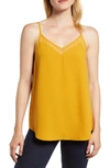 1.state Chiffon Inset Camisole In Honey Pot