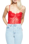 Bardot Britney Lace Bodysuit In Formula One