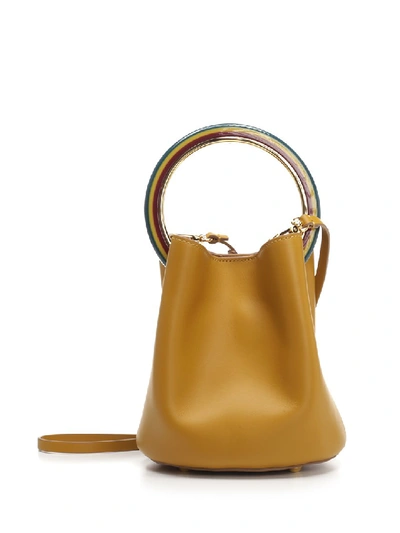 Marni Pannier Pannier Handle Tote Bag In Yellow