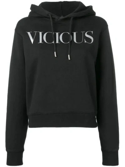 Dsquared2 D Squared Dsquared "vicious" Printed Hoodie In Black