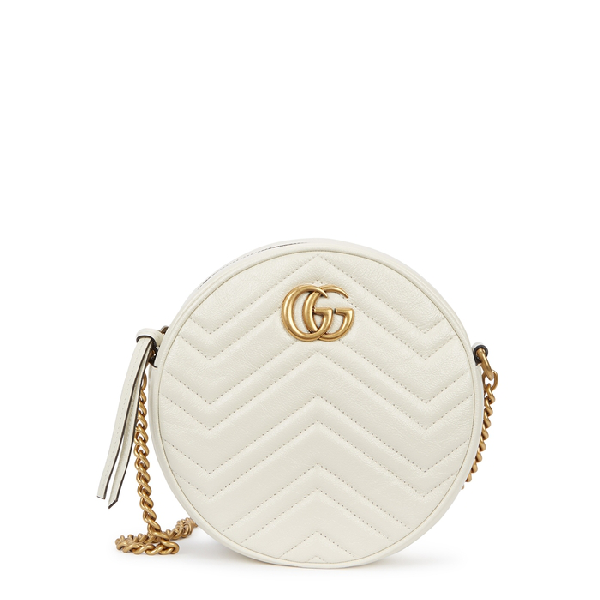 gucci marmont crossbody white