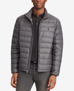 polo ralph lauren packable down puffer jacket