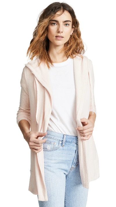 Z Supply The Sweater Knit Cardigan In Peachskin