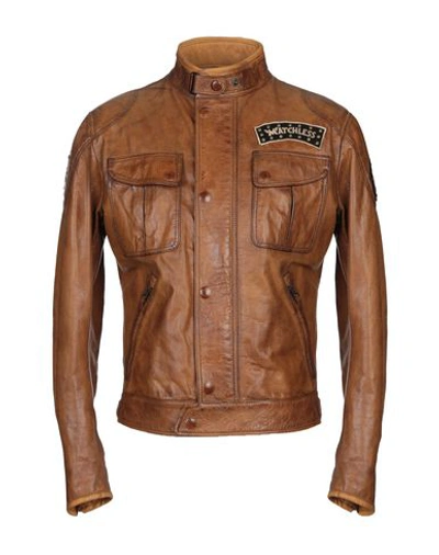 Matchless Leather Jacket In Brown