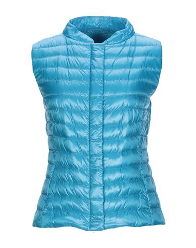 Herno Down Jackets In Turquoise