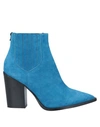 Htc Ankle Boot In Pastel Blue