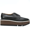 Clergerie Barbara Platform Lace-up Shoes In Black