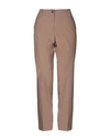 Via Masini 80 Pants In Beige