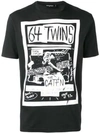 Dsquared2 64 Twins T-shirt In Black