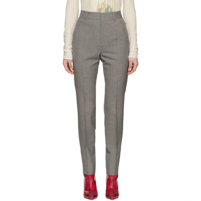 Isabel Marant Off-white And Black Myler Trousers In 23ec Ecru