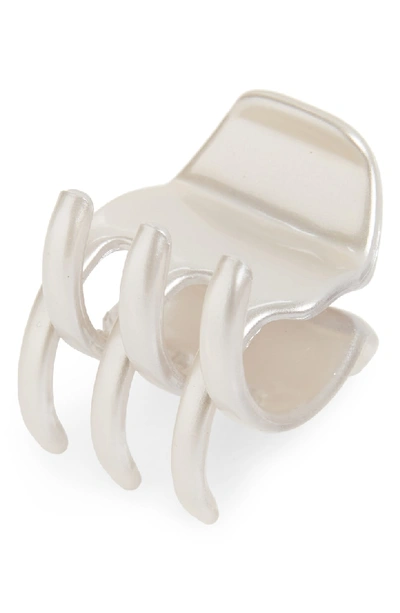France Luxe Sadie Small Jaw Clip In White