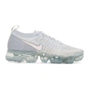 Nike Women's Air Vapormax Flyknit 2 Running Shoes, White - Size 9.0 In Pure Platinum/ Pink-white