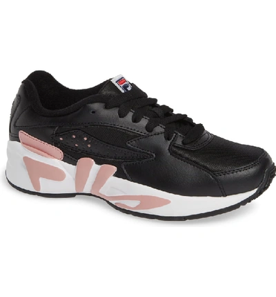 Fila Mindblower Shoe In Black/ White/ Pink Shadow