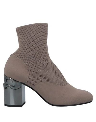 Clergerie Ankle Boots In Light Brown