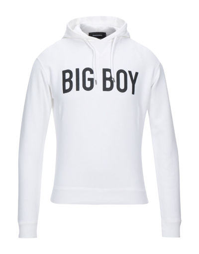 Dsquared2 Hooded Sweatshirt In White