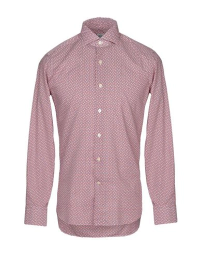 Alessandro Gherardi Patterned Shirt In Red