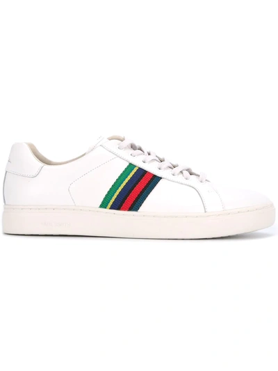 Ps By Paul Smith White Lapin Stripe Sneakers