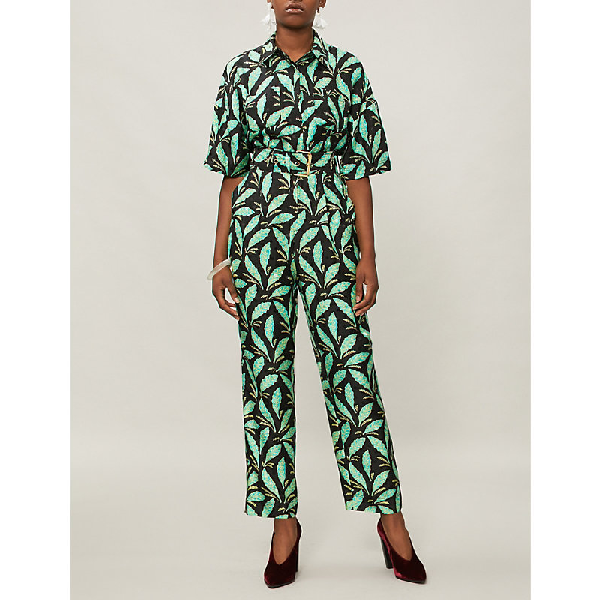 dvf silk jumpsuit