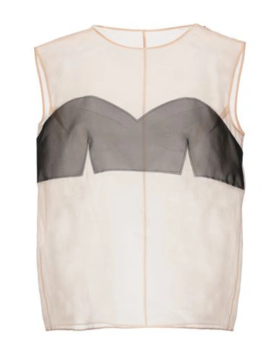 Maison Margiela Top In Pale Pink