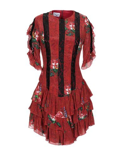 Leitmotiv Short Dress In Red
