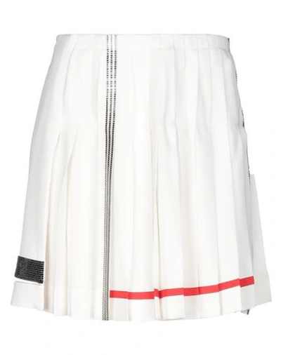 Versace Mini Skirts In White