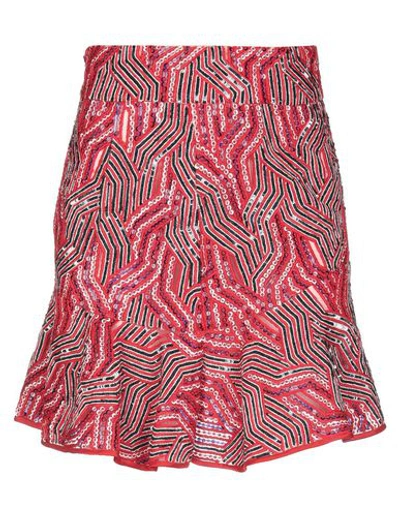 Dsquared2 Mini Skirts In Red
